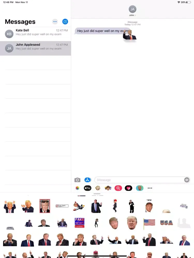 Trump Keyboard & Stickers iPad  স্ক্রিনশট