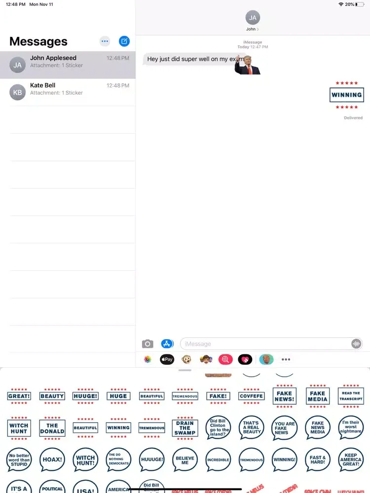 Trump Keyboard & Stickers iPad  স্ক্রিনশট