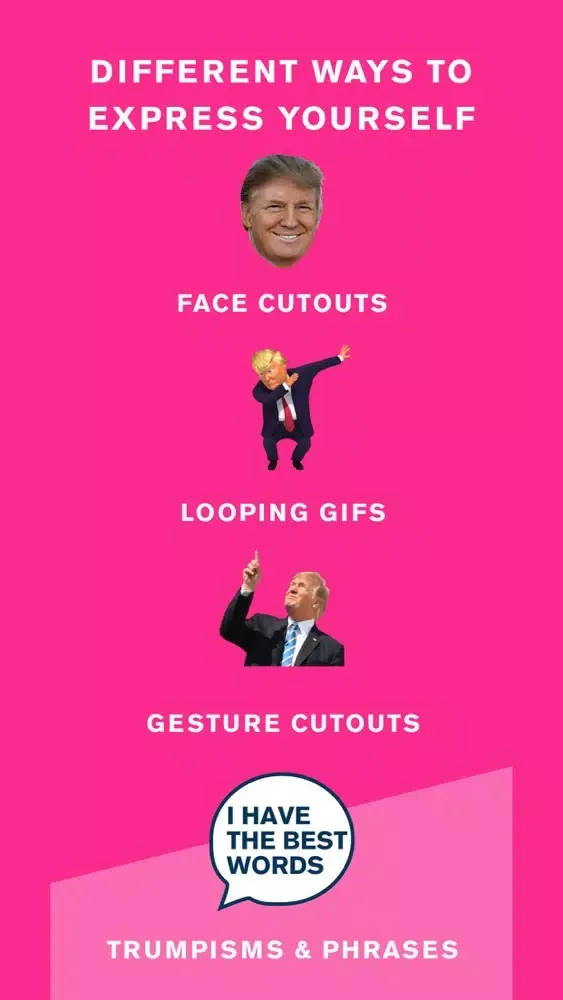 Trump Keyboard & Stickers স্ক্রিনশট