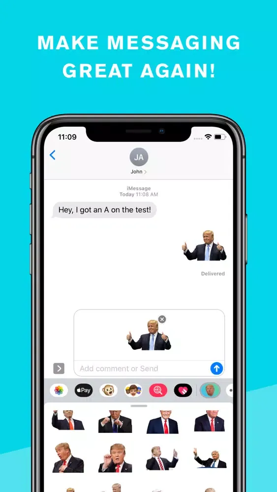 Trump Keyboard & Stickers স্ক্রিনশট