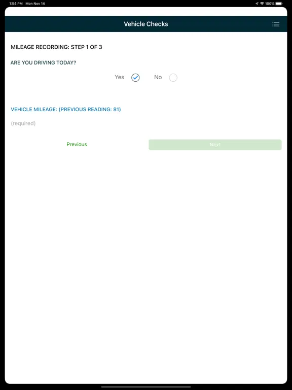 Tangkapan layar Darlington AccuServ Mobile iPad 