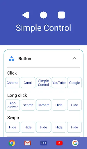 Simple Control Screenshots