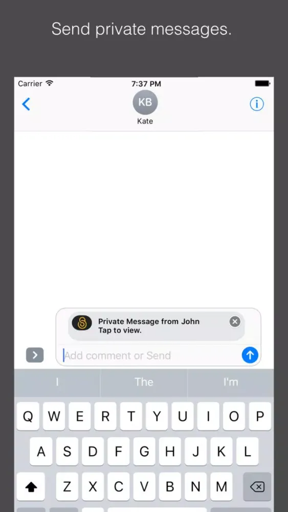Capturas de pantalla de Stashword - Private Fingerprint Messenger