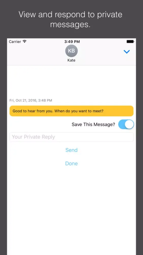 Capturas de pantalla de Stashword - Private Fingerprint Messenger