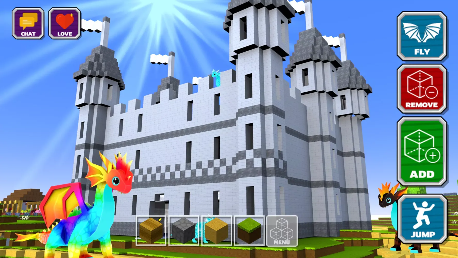 Dragon Craft Building Game Screenshots