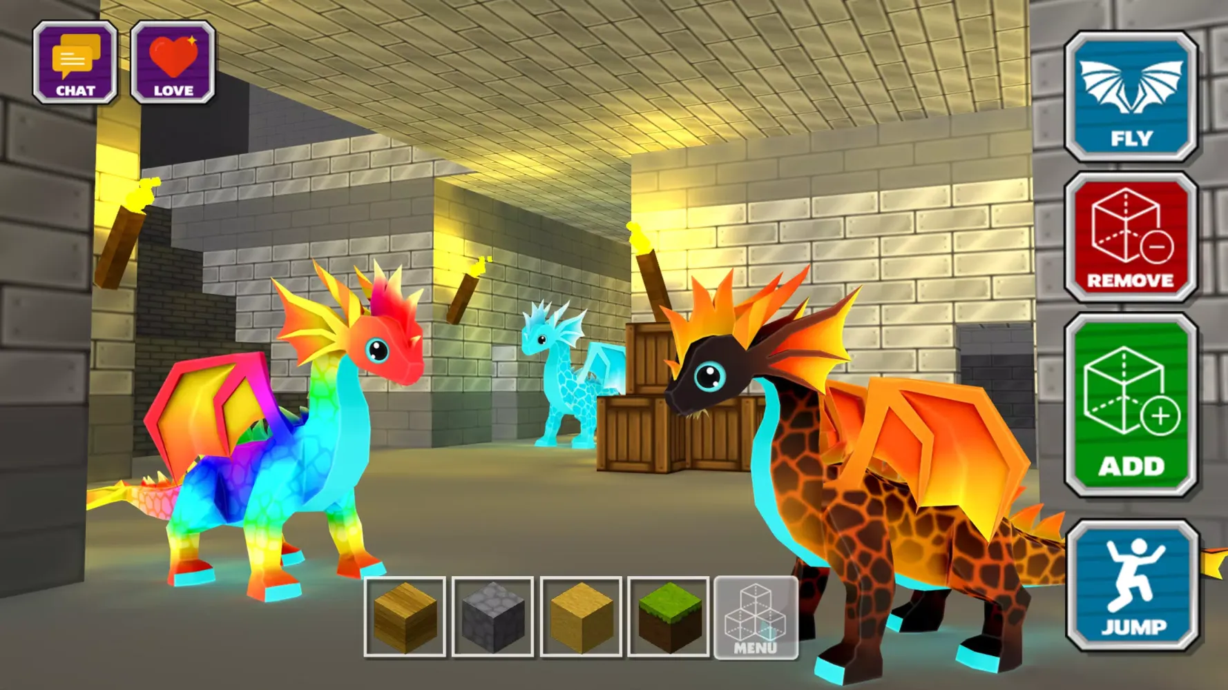 Dragon Craft Building Game Screenshots