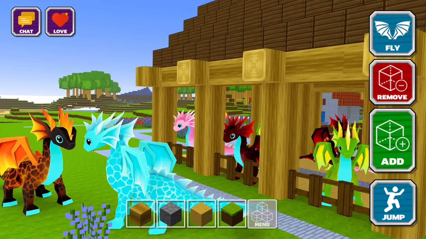 Dragon Craft Building Game Screenshots
