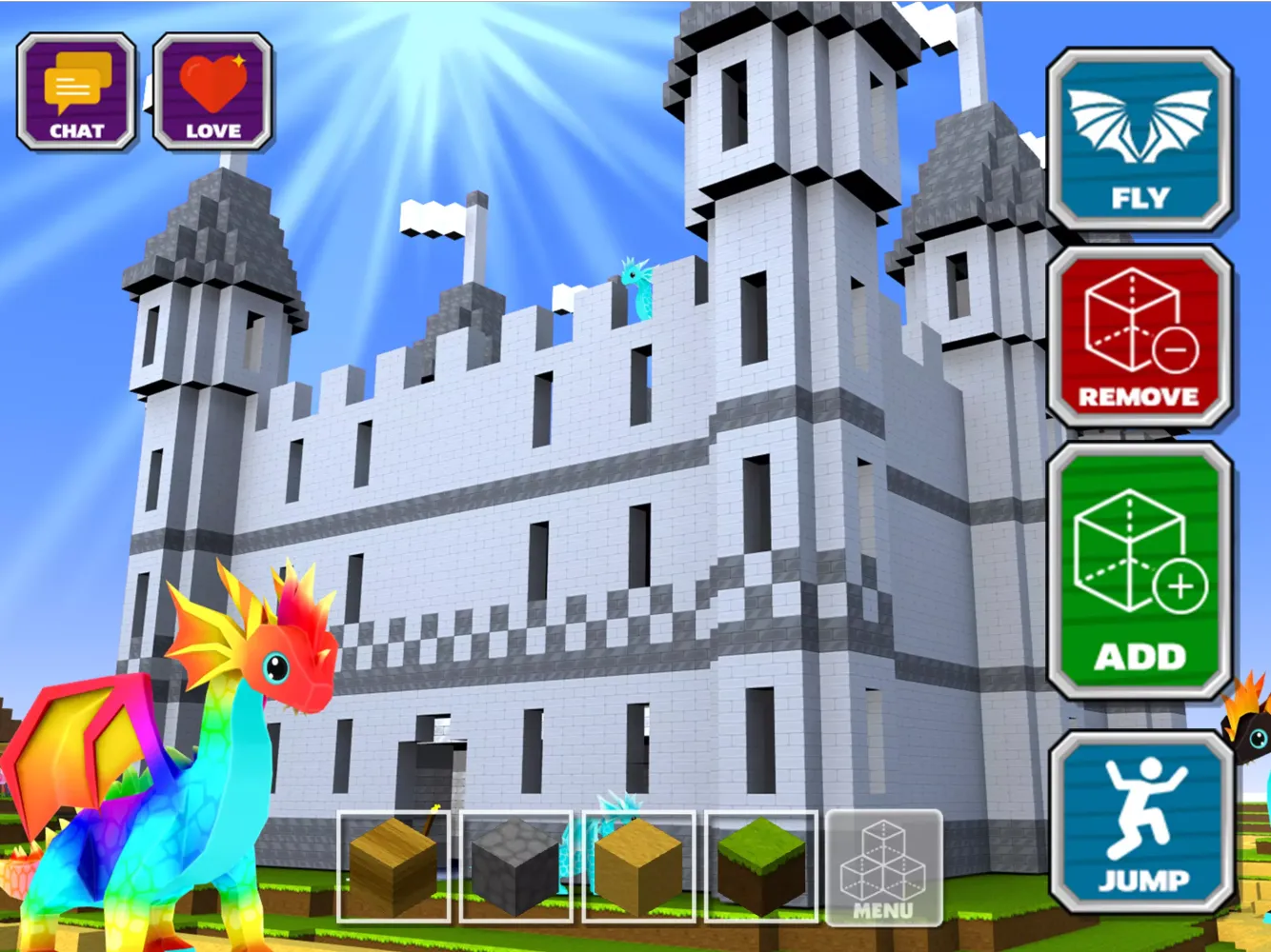 Dragon Craft Building Game Screenshots