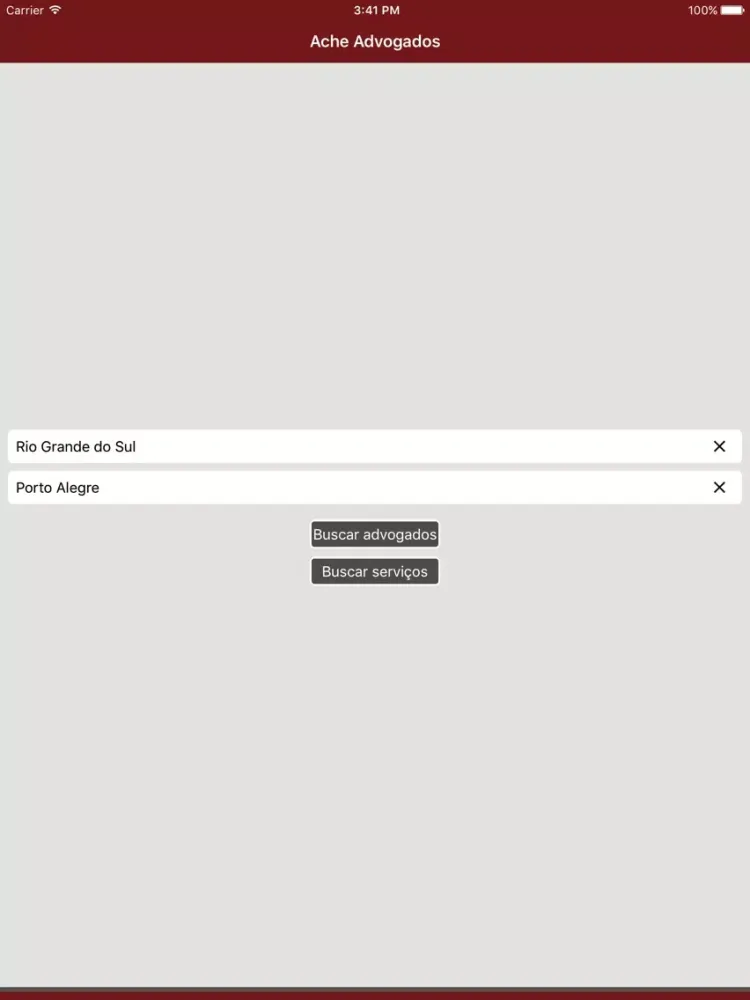 Ache Advogados iPad  Screenshots