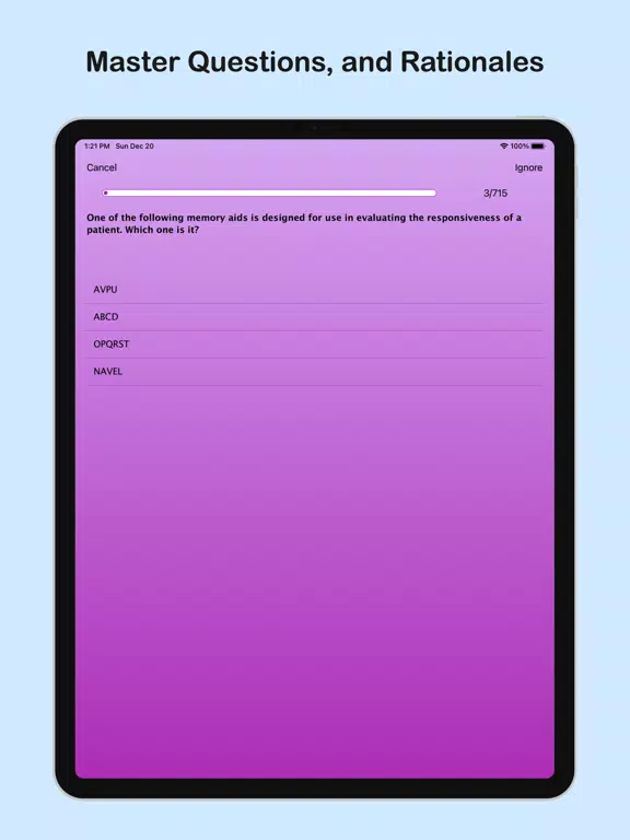 ACLS Self-Paced iPad  스크린샷