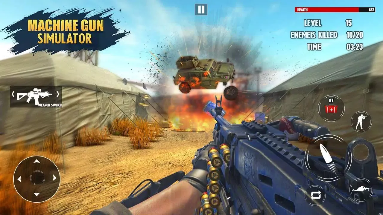 Machine Gun Simulation Screenshots
