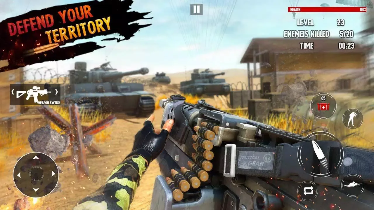 Machine Gun Simulation Screenshots