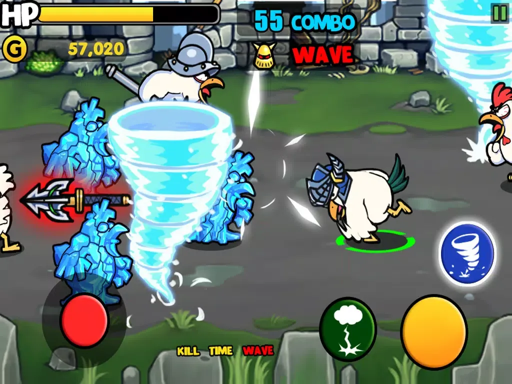 Chicken Revolution : Warrior iPad 应用截图