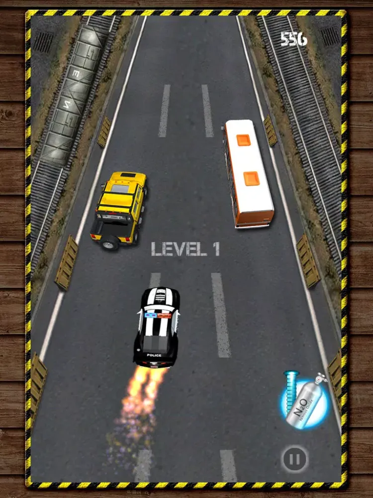Action Police Car Street Race - Nitro Cops Extreme Heat iPad  स्क्रीनशॉट