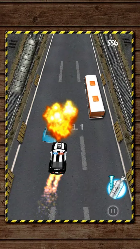 Action Police Car Street Race - Nitro Cops Extreme Heat स्क्रीनशॉट