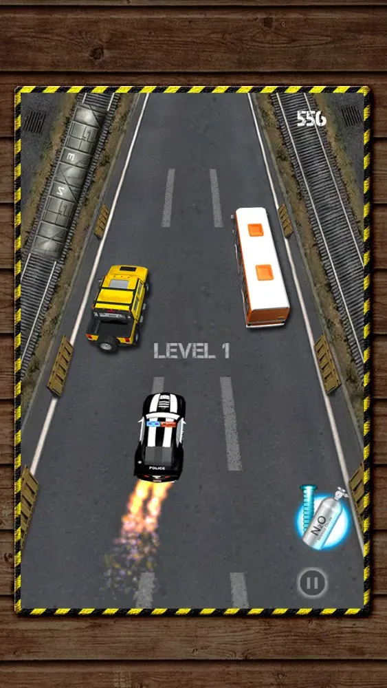 Action Police Car Street Race - Nitro Cops Extreme Heat स्क्रीनशॉट