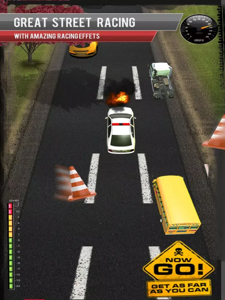Action School Bus Mania Race - Road Monster Derby Free Game iPad 應用截圖