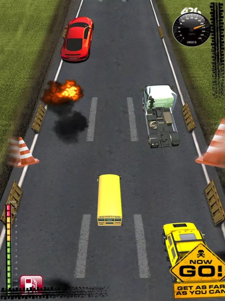 Action School Bus Mania Race - Road Monster Derby Free Game iPad 應用截圖