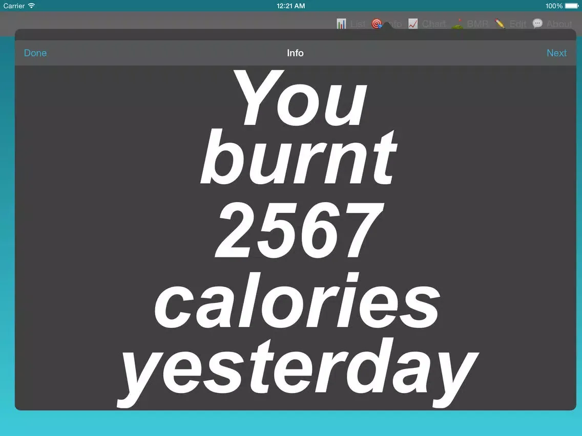 Zrzuty ekranu Activity Log App Free with Calories iPad 