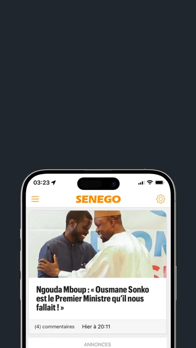 Скриншоты Senego: Actualité au Sénégal