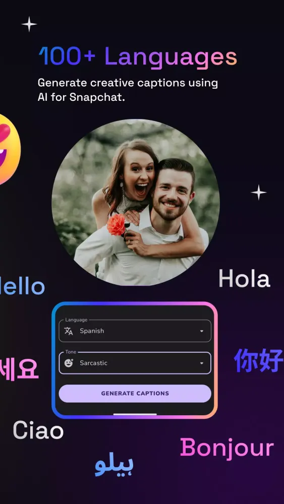 AI Captions for Photos: CapGen应用截图
