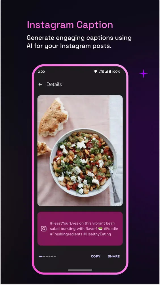 AI Captions for Photos: CapGen应用截图