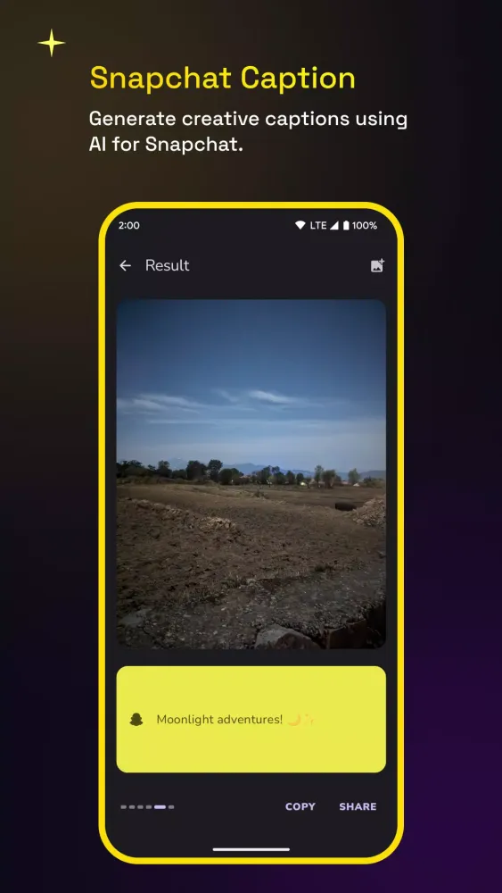 AI Captions for Photos: CapGen应用截图