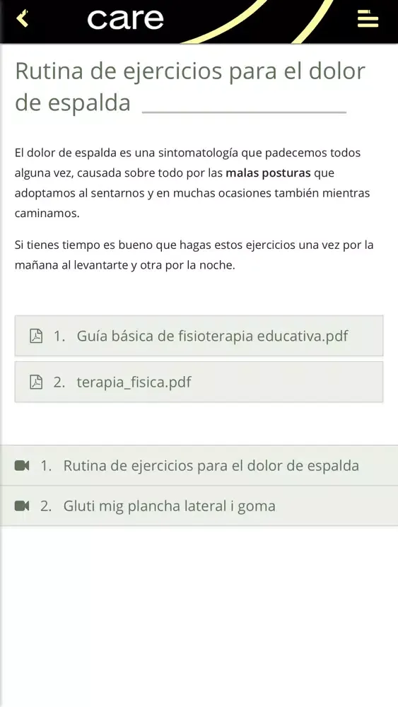 Скриншоты CareApp Andorra