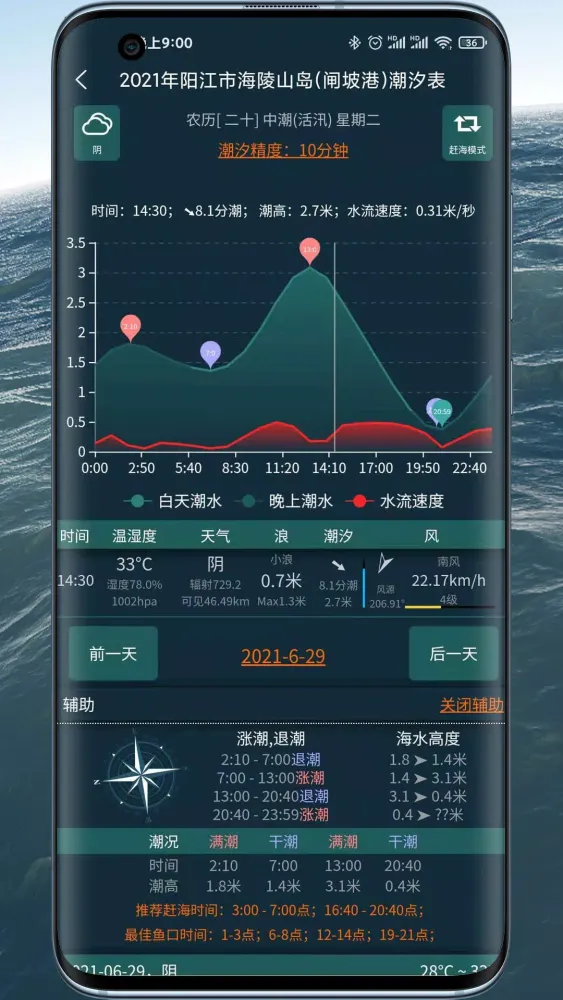 潮汐表精灵 スクリーンショット