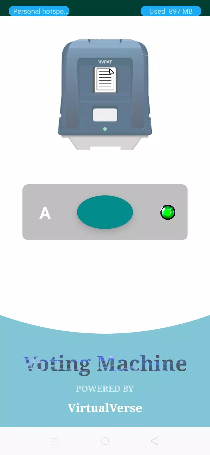 Zrzuty ekranu EVM: Voting Machine