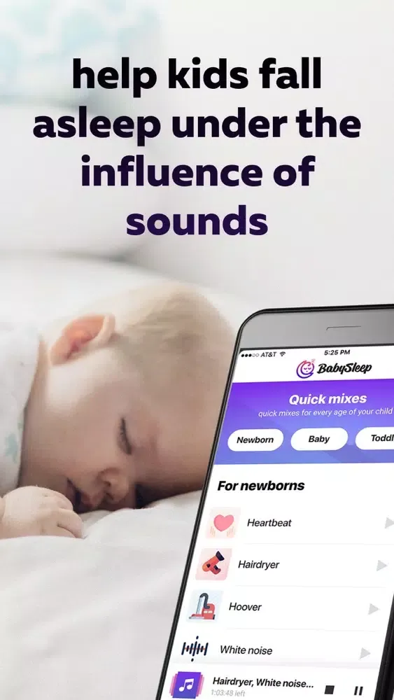 Capturas de tela do BabySleep - Sounds for sleep