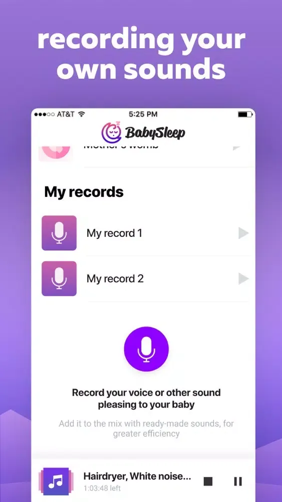 Capturas de tela do BabySleep - Sounds for sleep