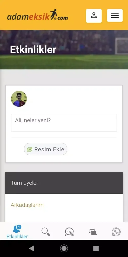 Screenshot di Adam Eksik
