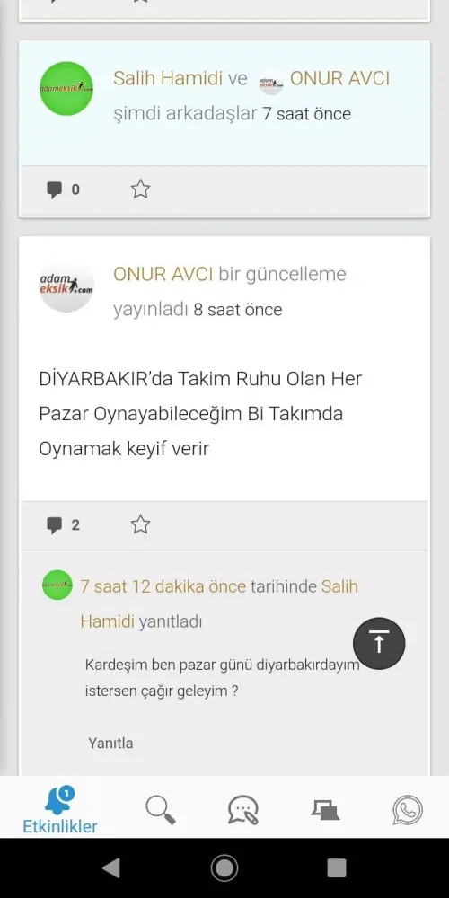 Screenshot di Adam Eksik