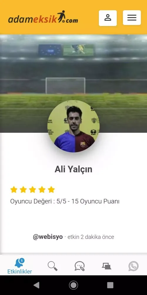 Screenshot di Adam Eksik