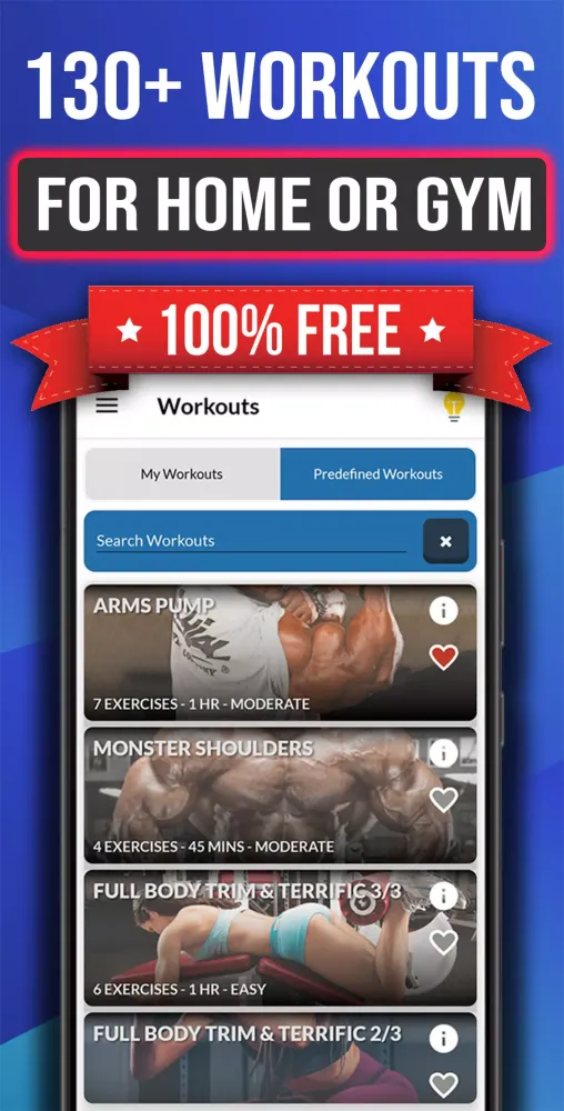 Tangkapan skrin Gym Exercises