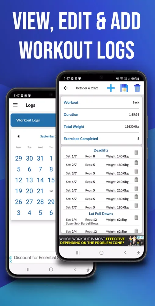 Tangkapan skrin Gym Exercises