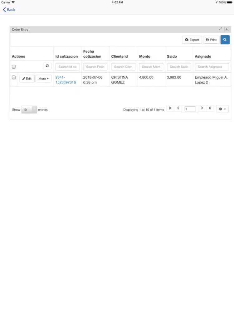 Saniprof iPad 應用截圖