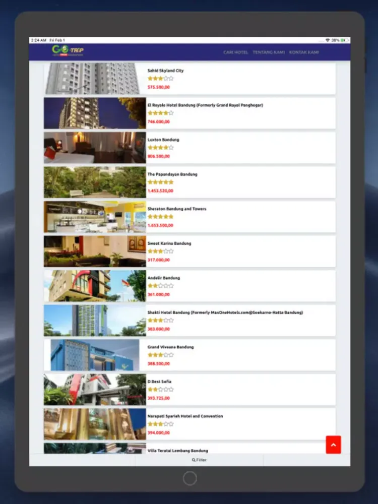 Скриншоты Go-Trip : Booking Hotel Online iPad 
