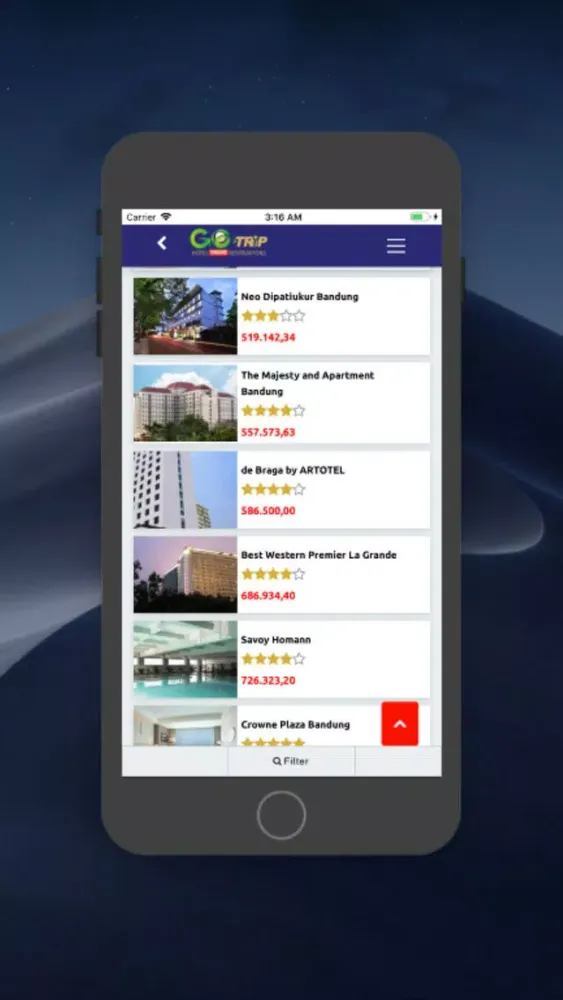 Скриншоты Go-Trip : Booking Hotel Online