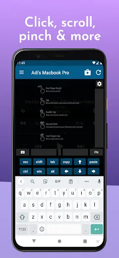 Tangkapan skrin VLC Mobile Remote - PC & Mac