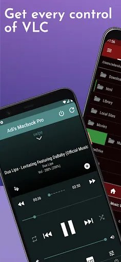Tangkapan skrin VLC Mobile Remote - PC & Mac