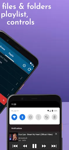 Tangkapan skrin VLC Mobile Remote - PC & Mac