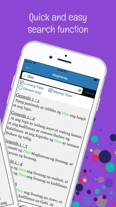Capturas de pantalla de Ang Dating Biblia