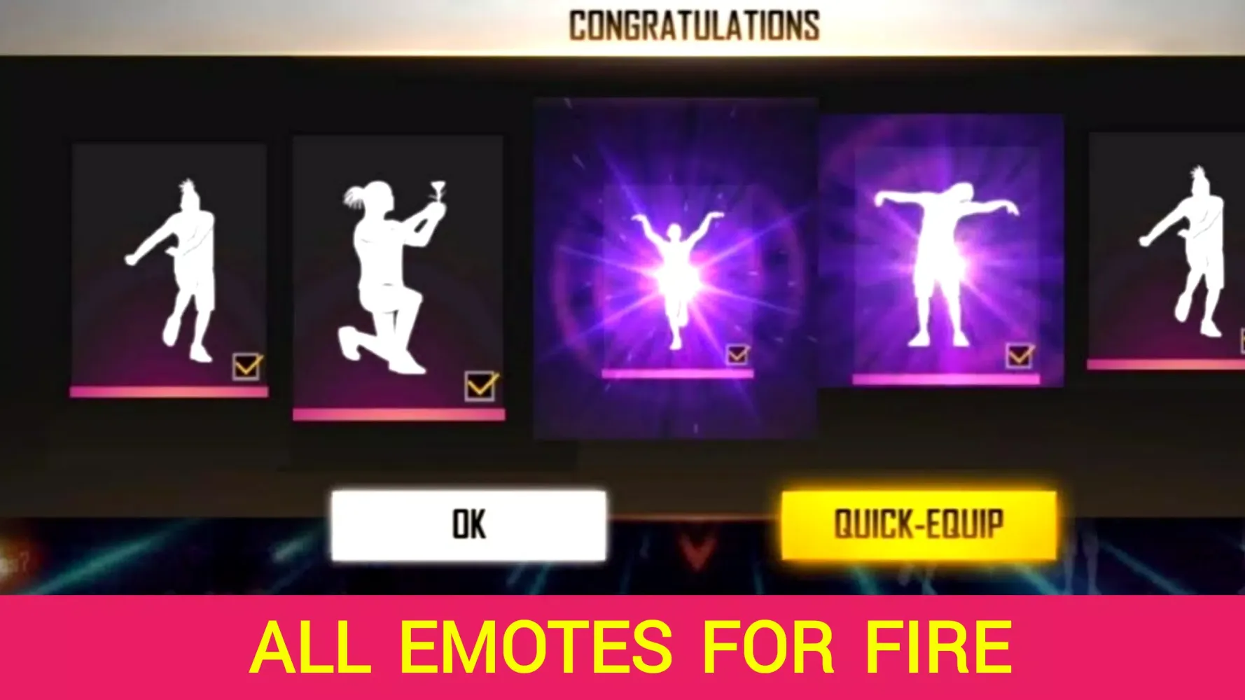 emote unlocker : ff fire ffh4x应用截图