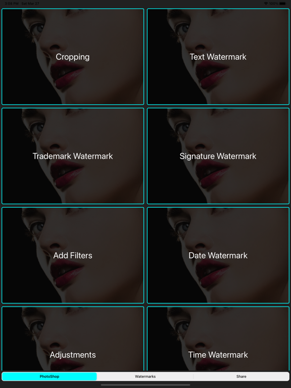 Watermark on Photos,Videos Pro iPad  스크린샷