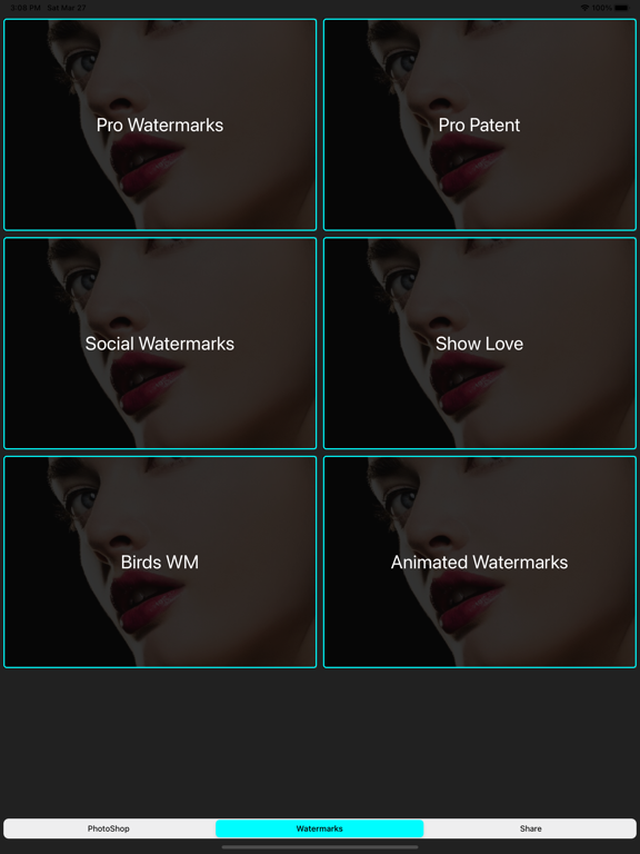 Watermark on Photos,Videos Pro iPad  스크린샷