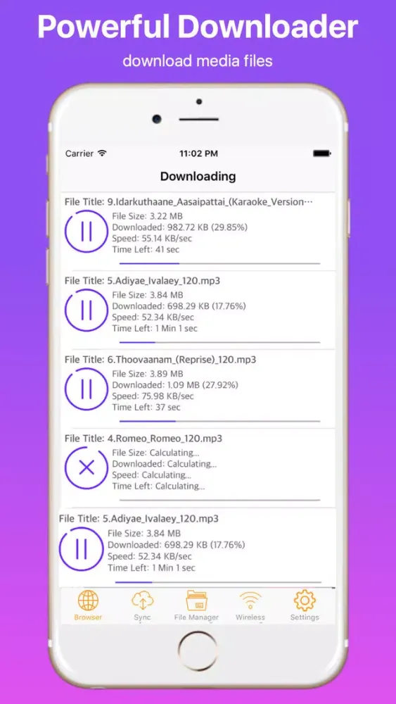 iWeb Browser and File Transfer應用截圖