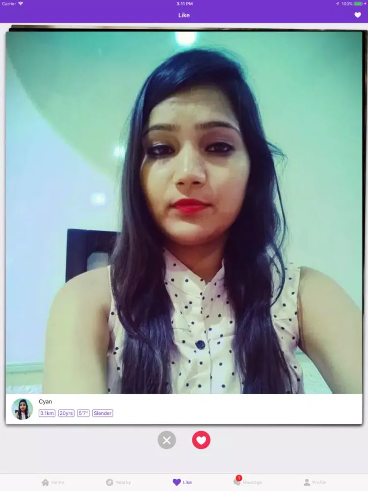 Tangkapan skrin Desi Dating: Indian match iPad 