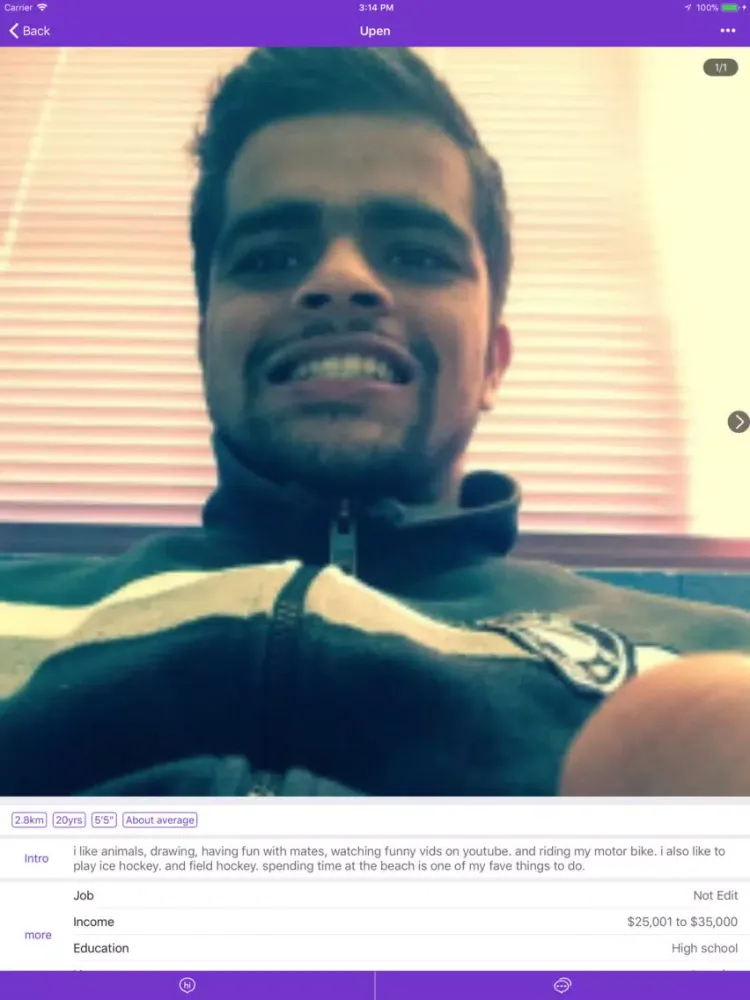 Tangkapan skrin Desi Dating: Indian match iPad 